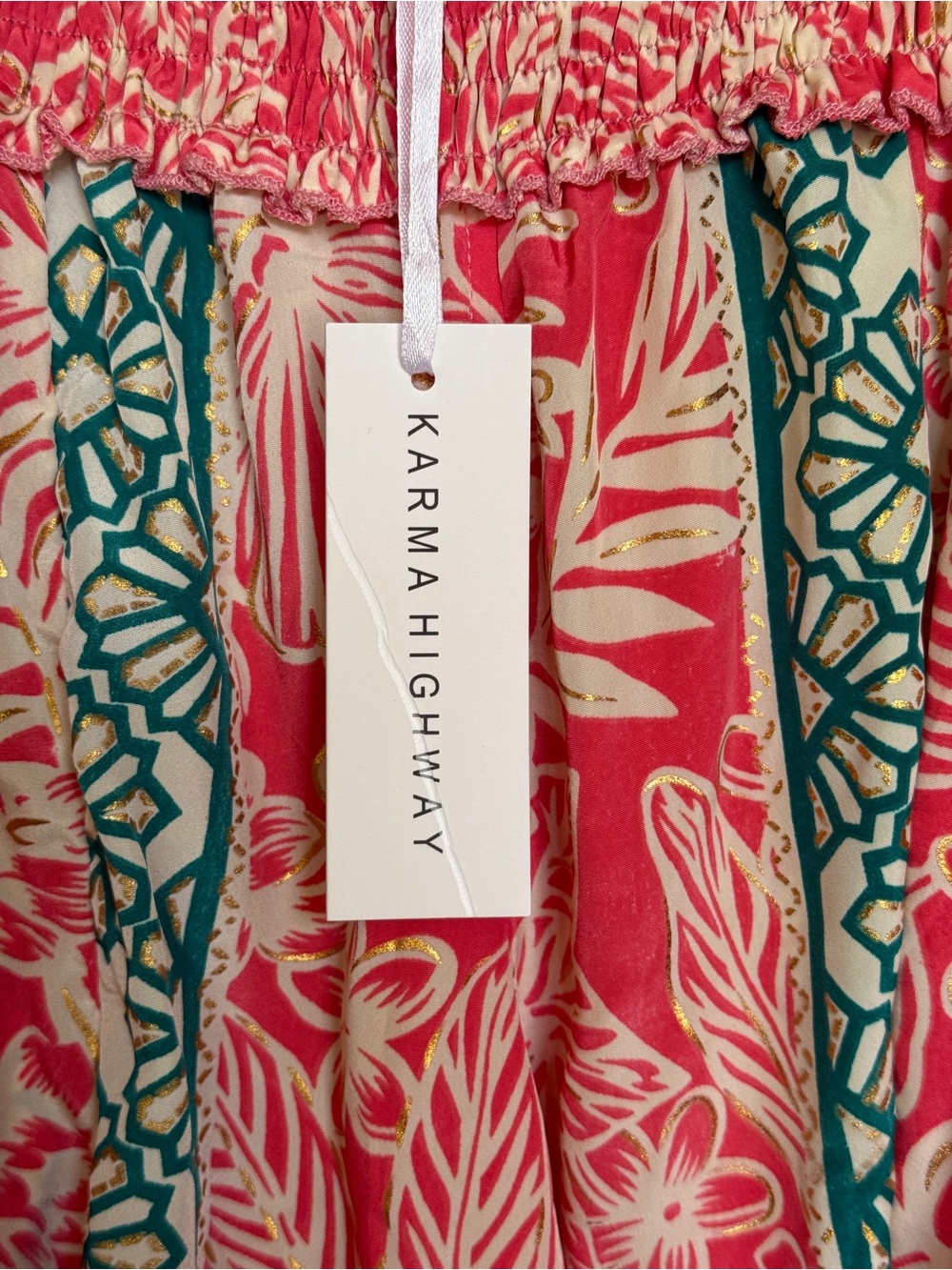 Karma Highway Palazzo
Pants Wide Leg One Size
NWT Cruise Boho Travel